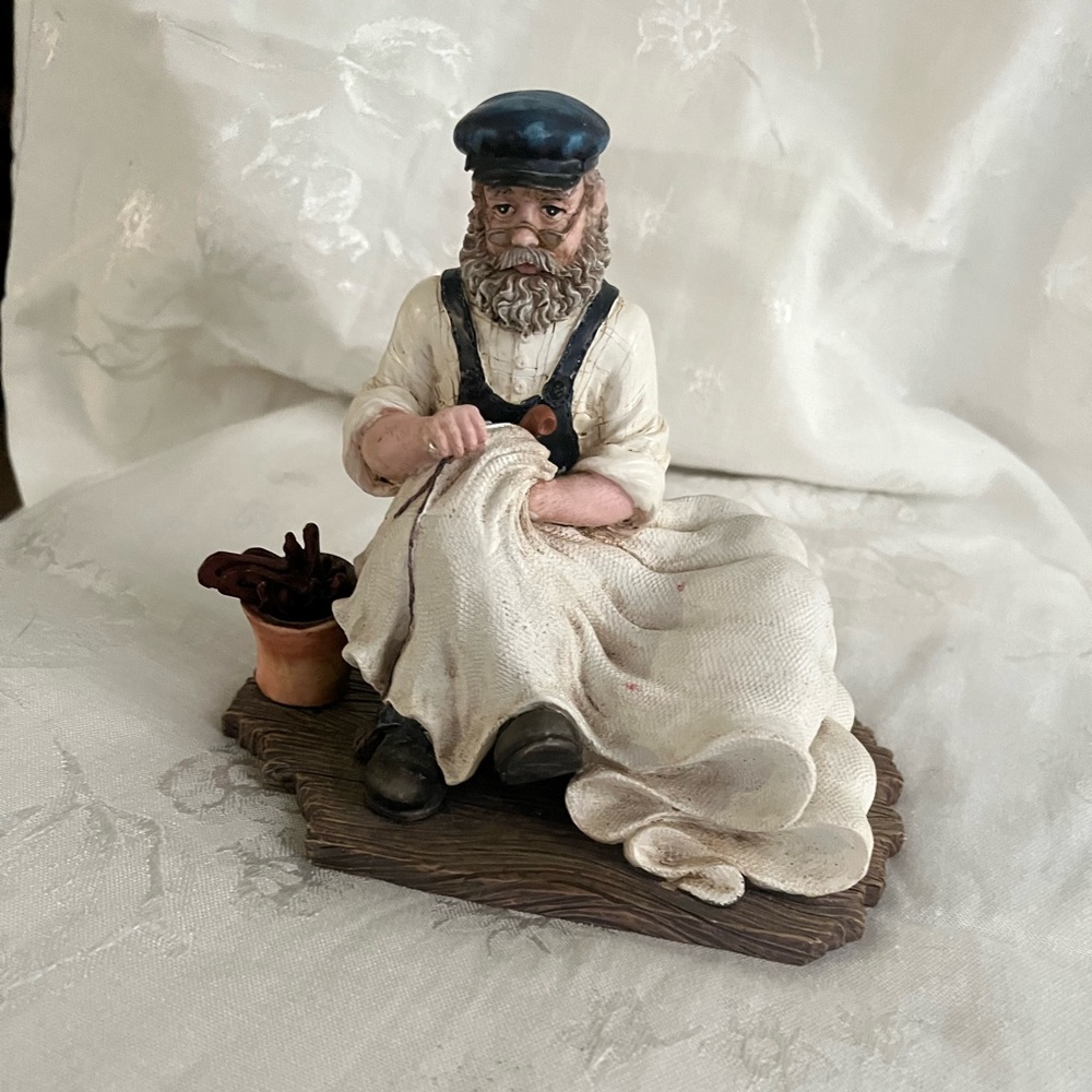 Vintage Beach Comber int old salt collection Mending Sails
